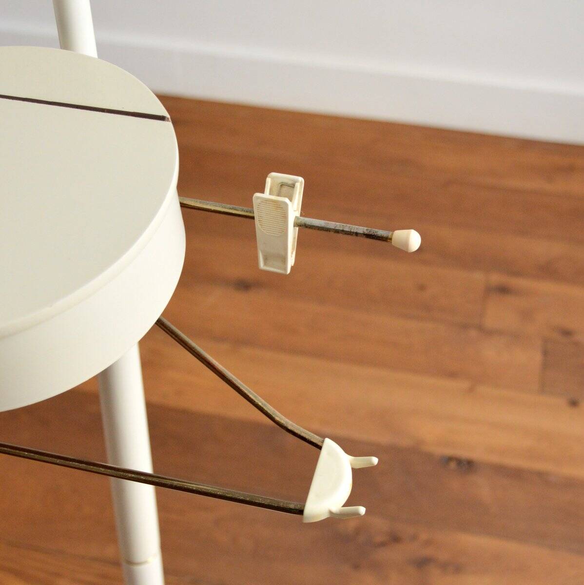 Valet / clothes rack with jewelry box 1960s