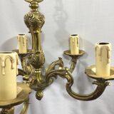5-light bronze chandelier