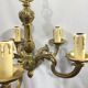 5-light bronze chandelier
