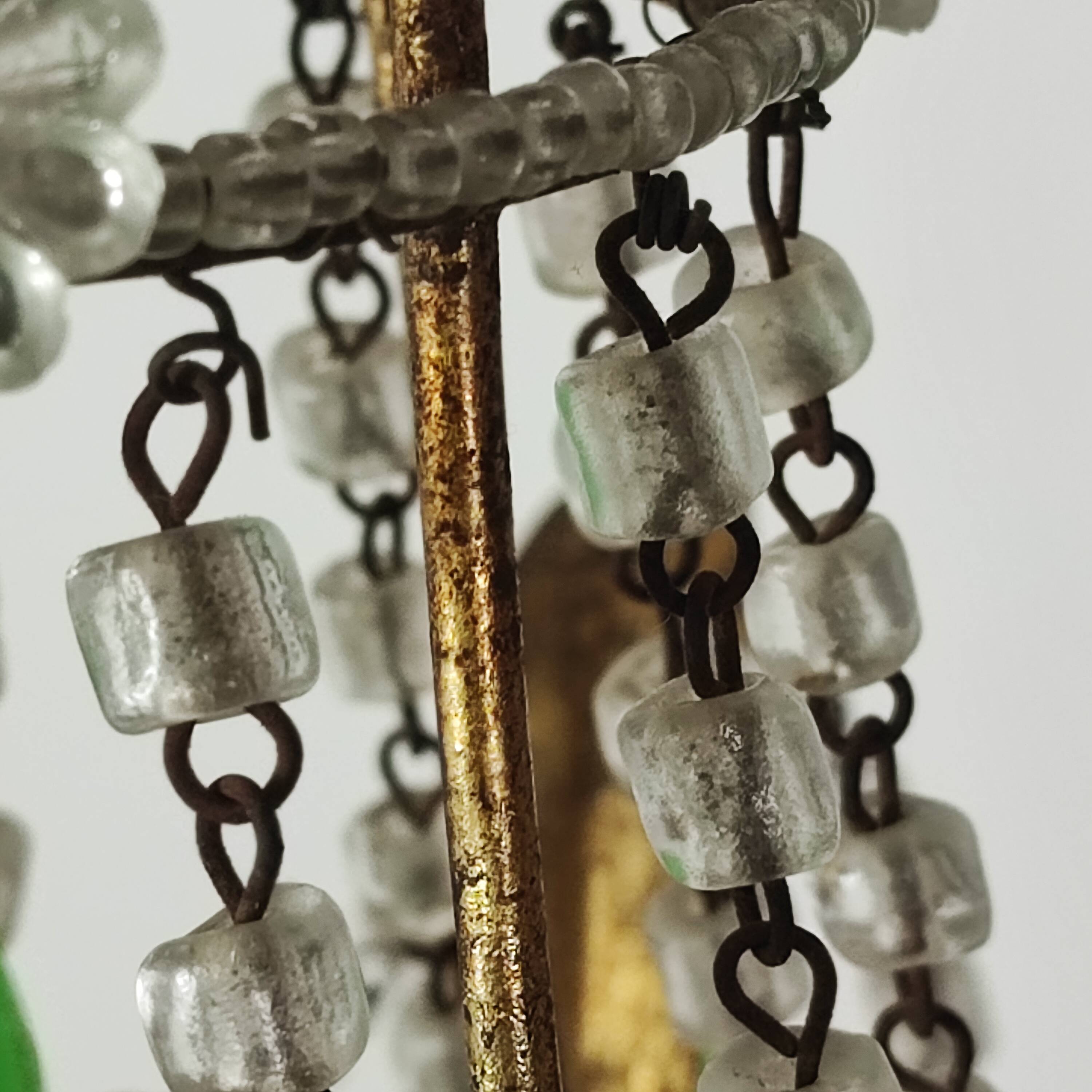 Italian chandelier with tassels