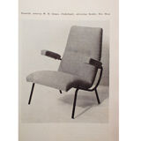 Fauteuil modèle 323 par W.H. Gispen pour Kembo 1956