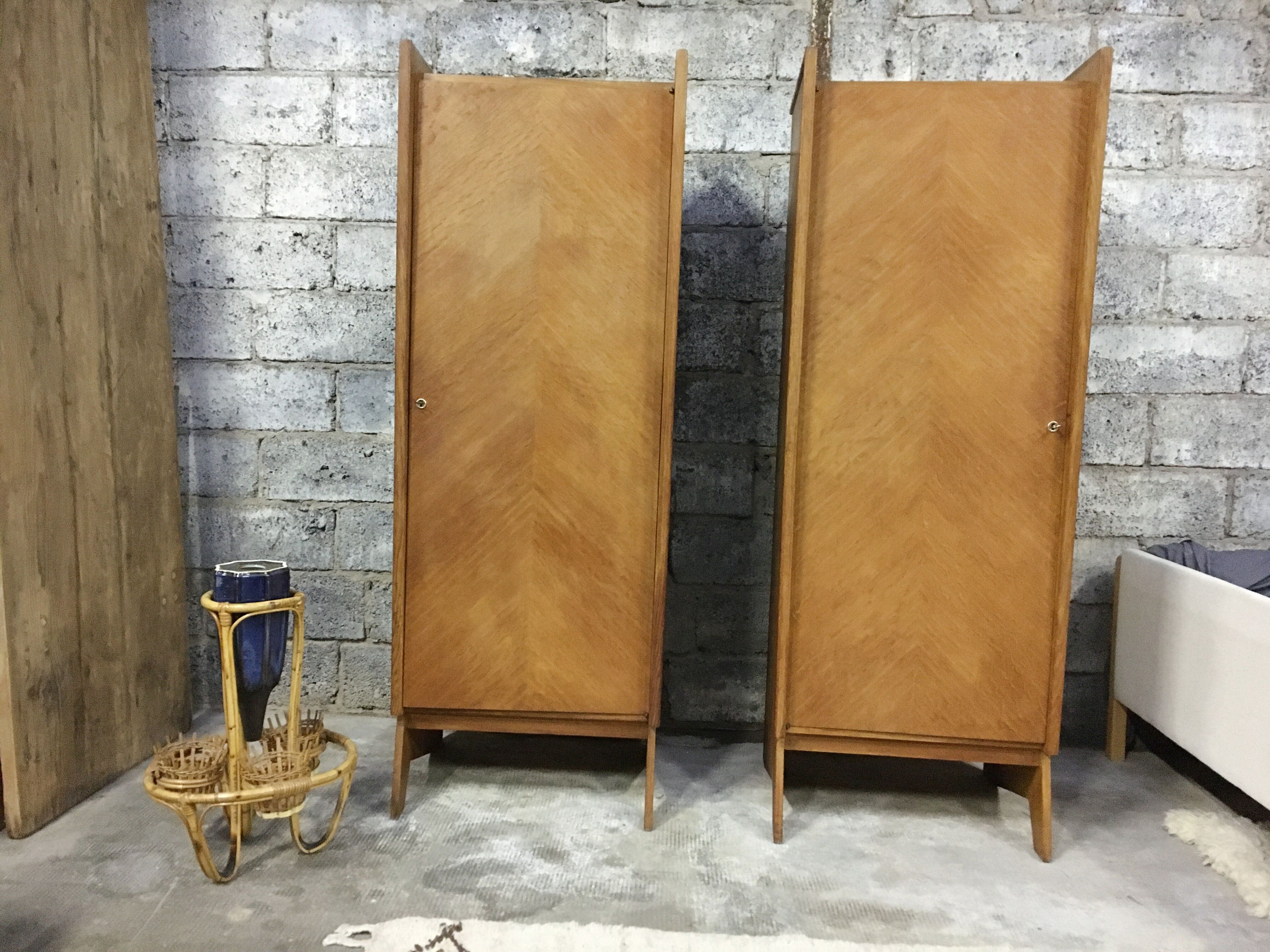Pair of university wardrobes