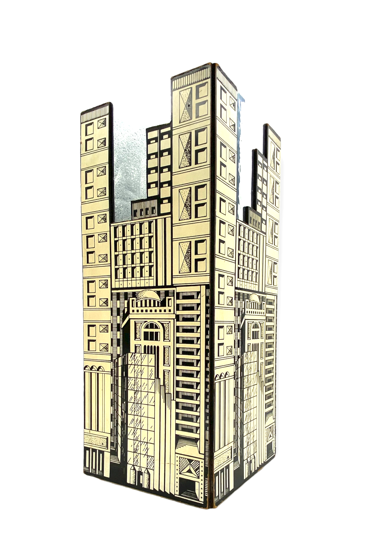 Architectural umbrella stand