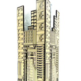 Architectural umbrella stand