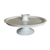 Plate mounted automatically mid-19th dish stand on white earthenware
