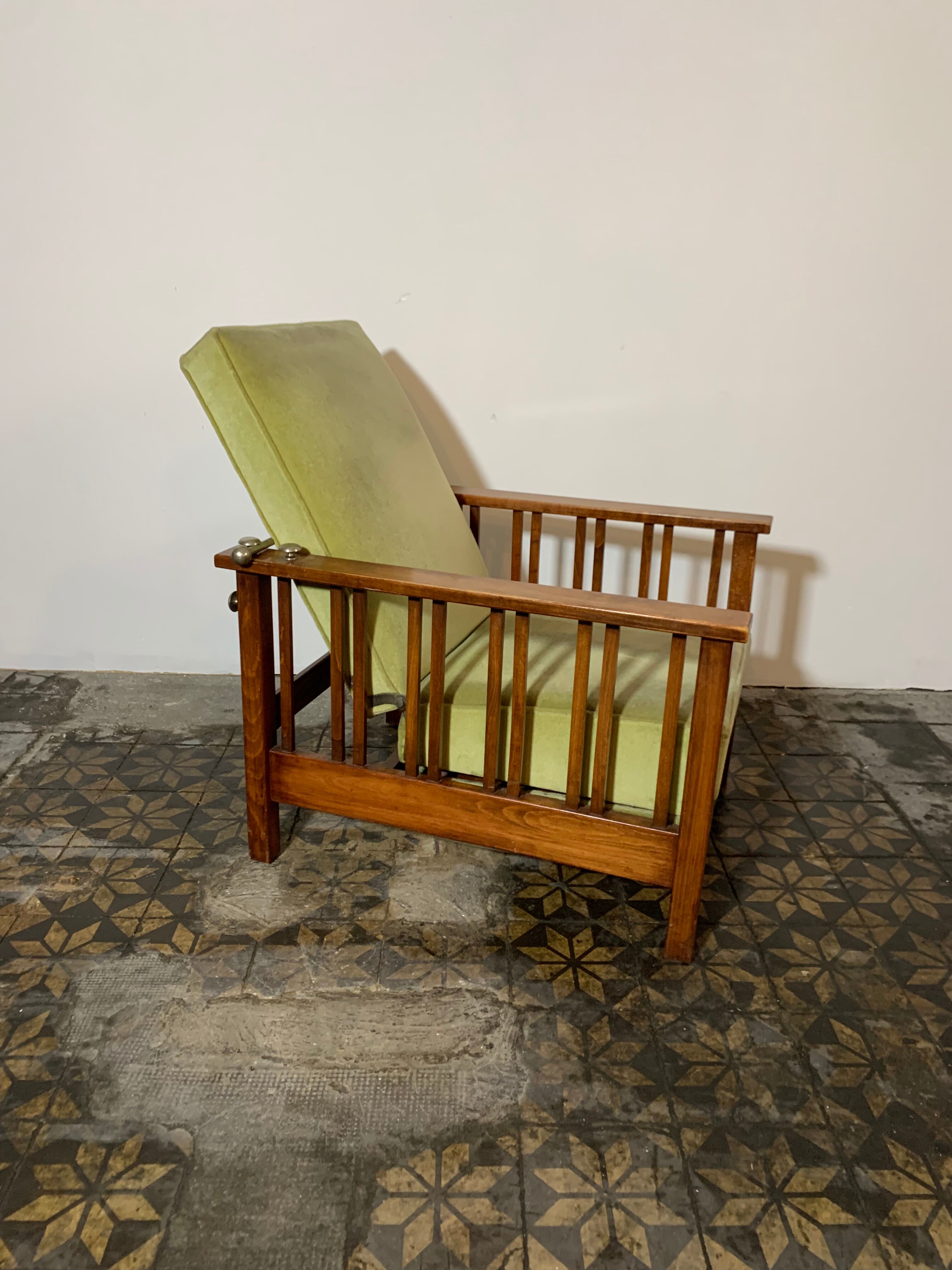 Art Deco armchair with system