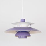 Danish vintage pendant lamp PH 5 by Poul Henningsen, Louis Poulsen, 1958