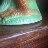 St Clément barbotine rooster pitcher