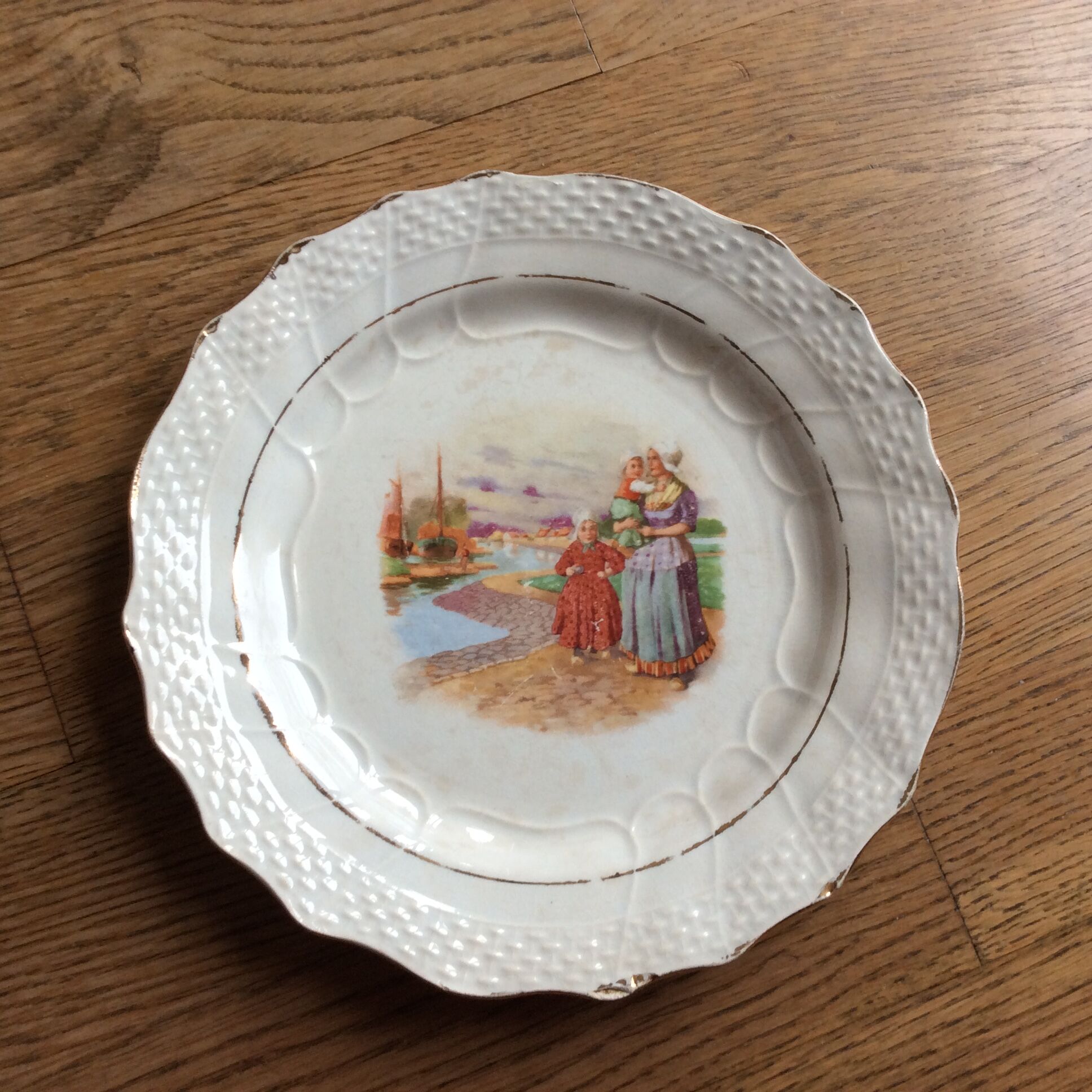 Old plate Moulin des Loups & Hamage Nord