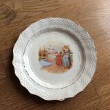Assiette ancienne Moulin des Loups & Hamage Nord