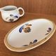 Milk jug and dish Boch Belgium La Louvière Keramis 1970s