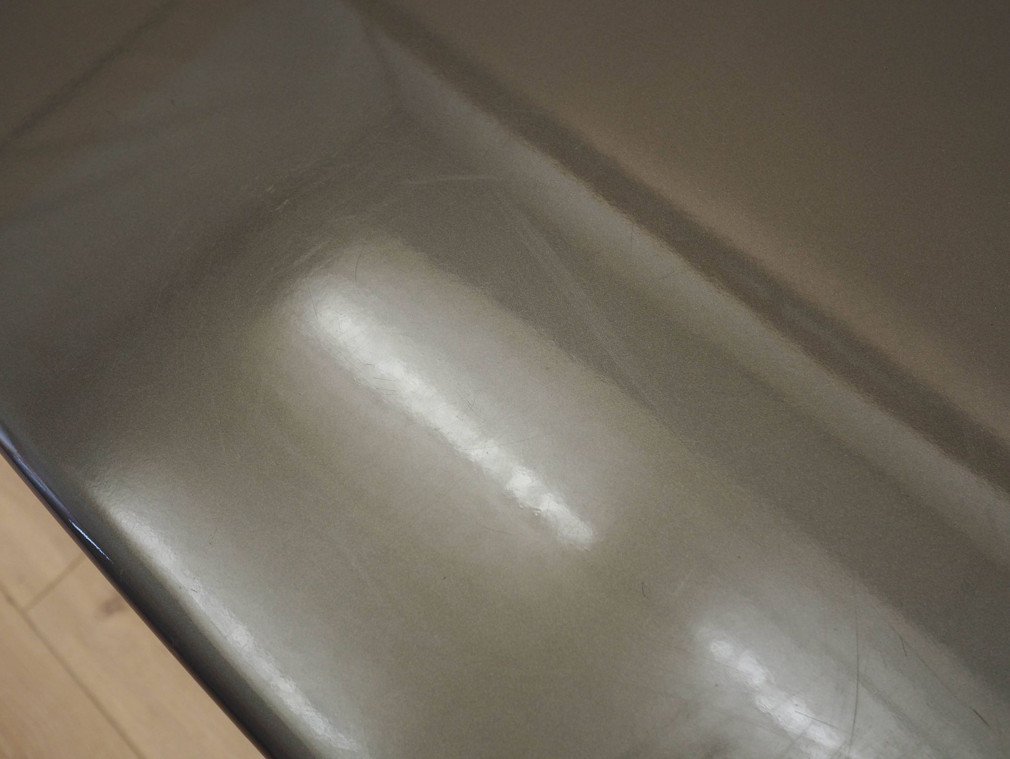 Grey coffee table, Italian design, 1970s, made in Italy