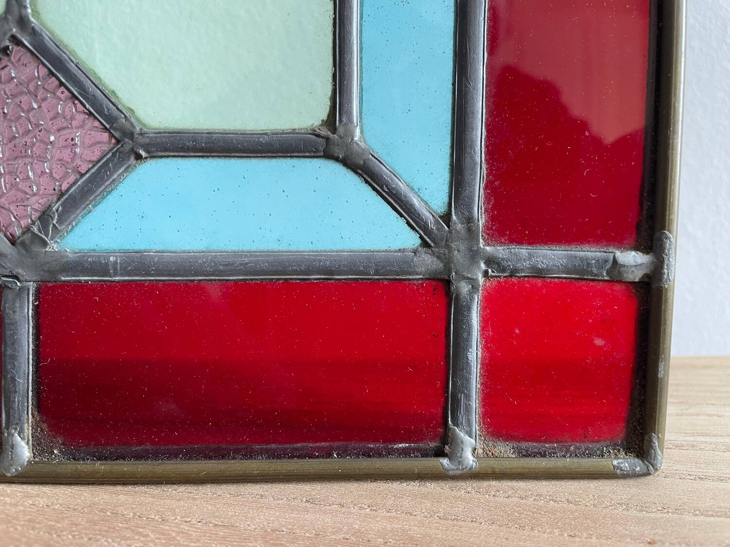 Polychrome stained glass window 1900