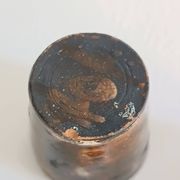 Une bouteille et six gobelets en céramique Gérard Hofmann Vallauris 1950