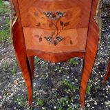 Pair of bedside rocaille style