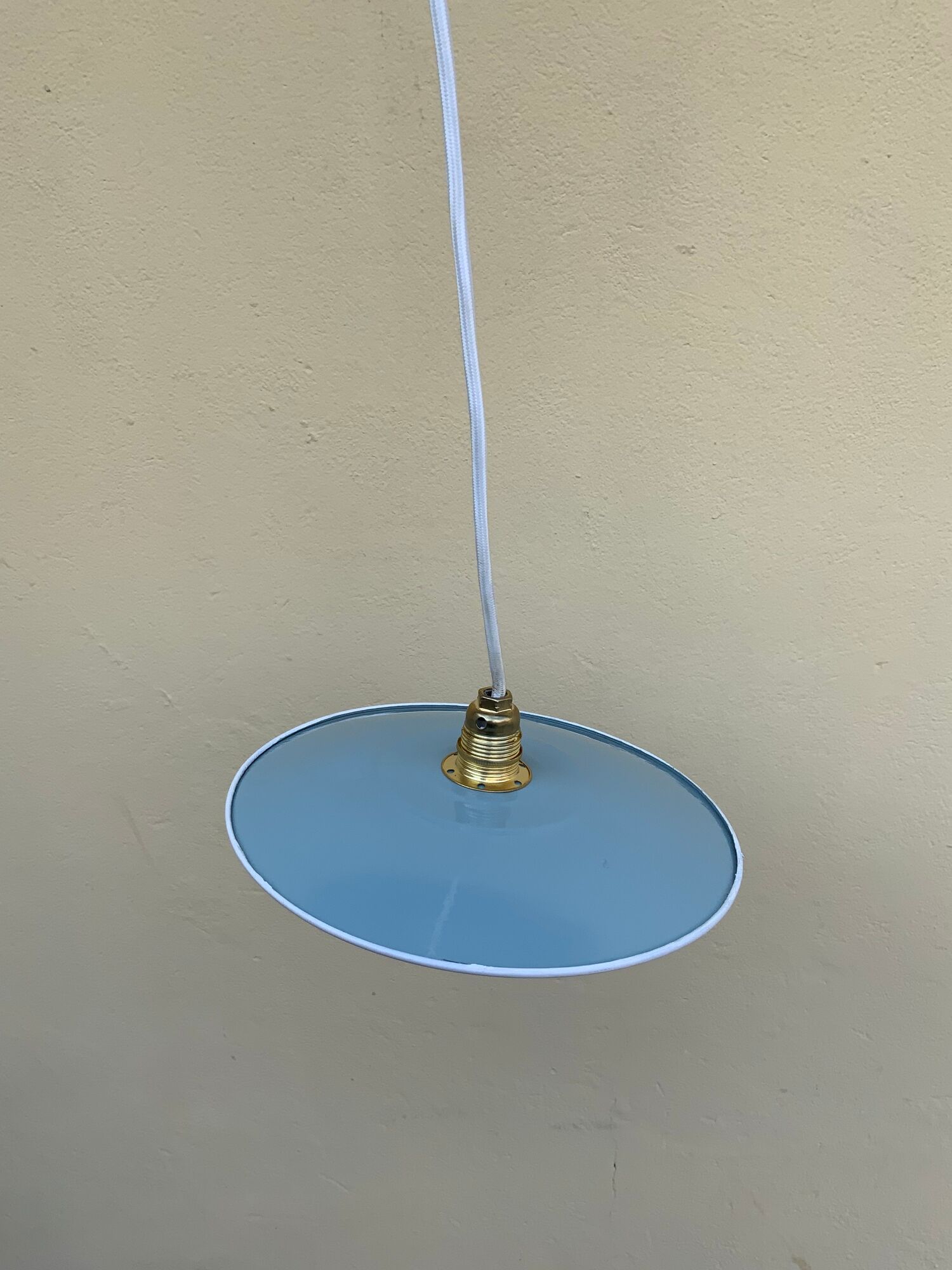 Vintage suspension metal electricity new woven wire 60 cm diameter 24cm