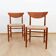 Set of 2 teak chairs by Peter Hvidt & Orla-Molgaard Nielsen