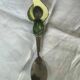 Barbotine-style avocado and 6 avocado spoons Vintage 80 Siléa