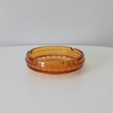 Vintage amber ashtray 60-70s