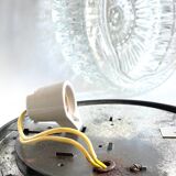 Semi-crystal ceiling lamp design german vintage