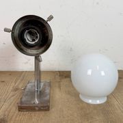 Vintage Art Deco Wall Light with Opal Glass, 1930s