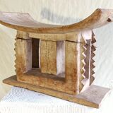 Antique wooden stool african art ashanti from ghana