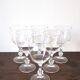 Set of 6 stemmed glasses