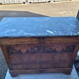 Louis Philippe marble chest of drawers