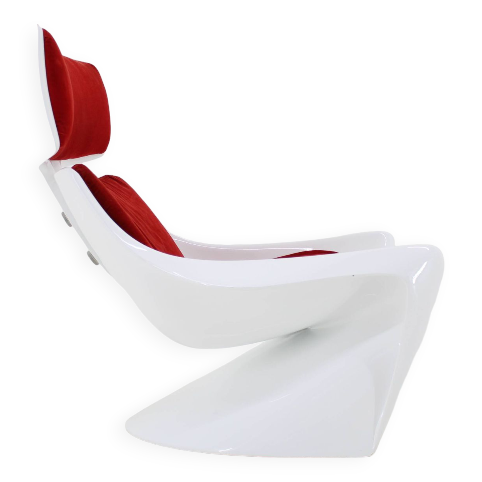 1960s Steen Ostergaard 'President' Fiberglass Lounge Chair for Cado, Denmark