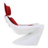 1960s Steen Ostergaard 'President' Fiberglass Lounge Chair for Cado, Denmark