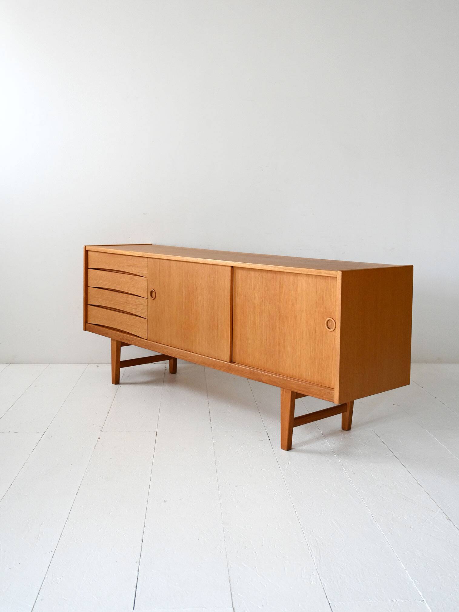 Swedish “Ulvo” Oak Sideboard by Erik Wørts for IKEA, 1960s