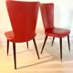 Suite de 4 chaises baumann 1966