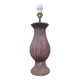 Glazed terracotta lamp