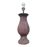Glazed terracotta lamp