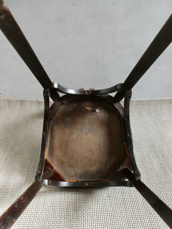 Chaise de bistrot Baumann, couleur acajou