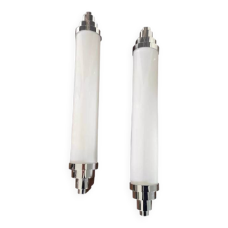 Pair of art deco wall lights, Carlton type, France Vintage