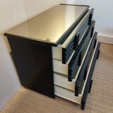 Chest of drawers black lacquered pants