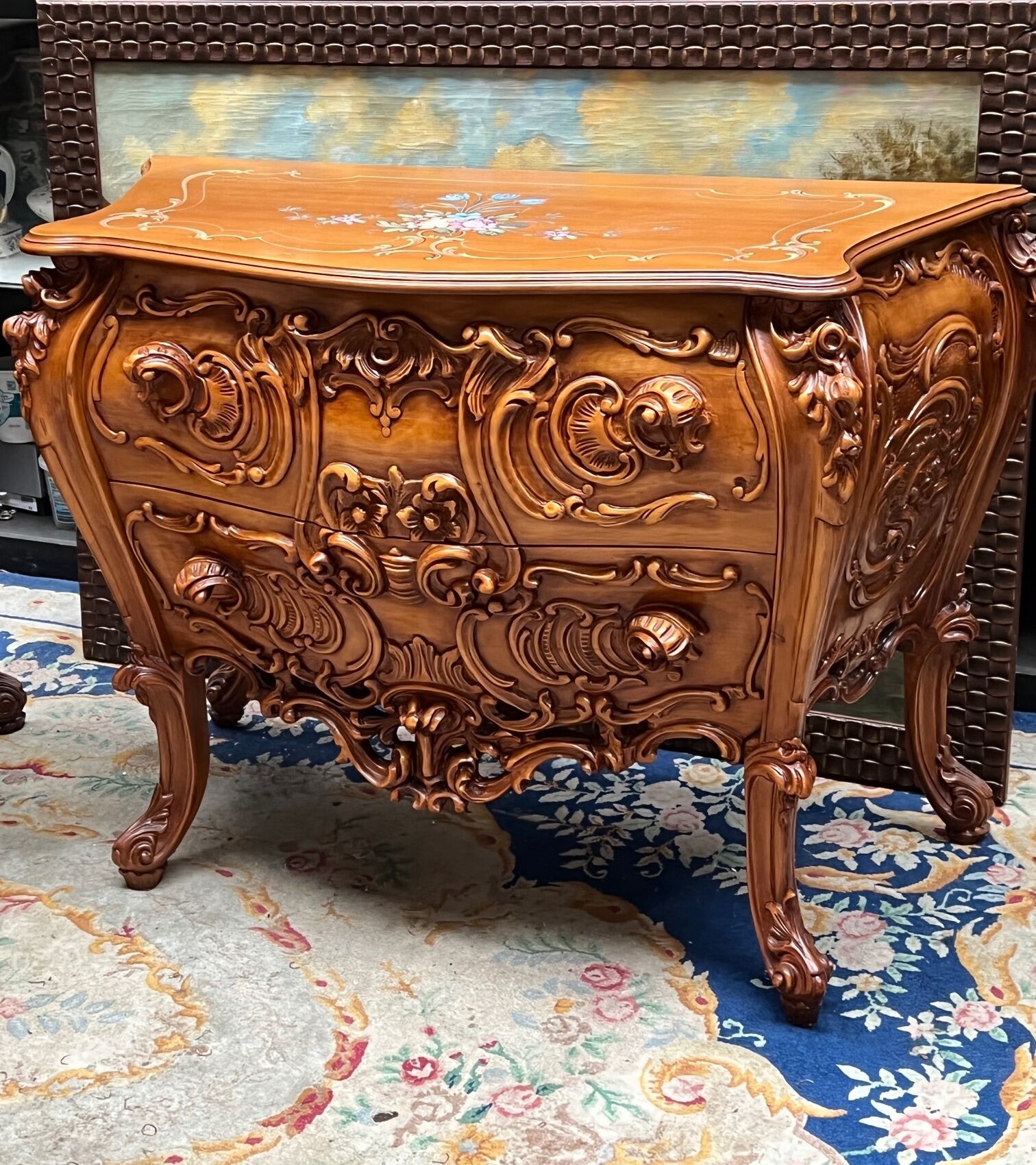 Rococo style chest of drawers