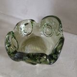 Vintage blown glass ashtray