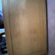 Solid oak bar cabinet