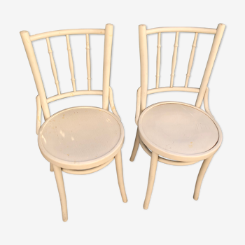 Paire chaises bistrot vintage