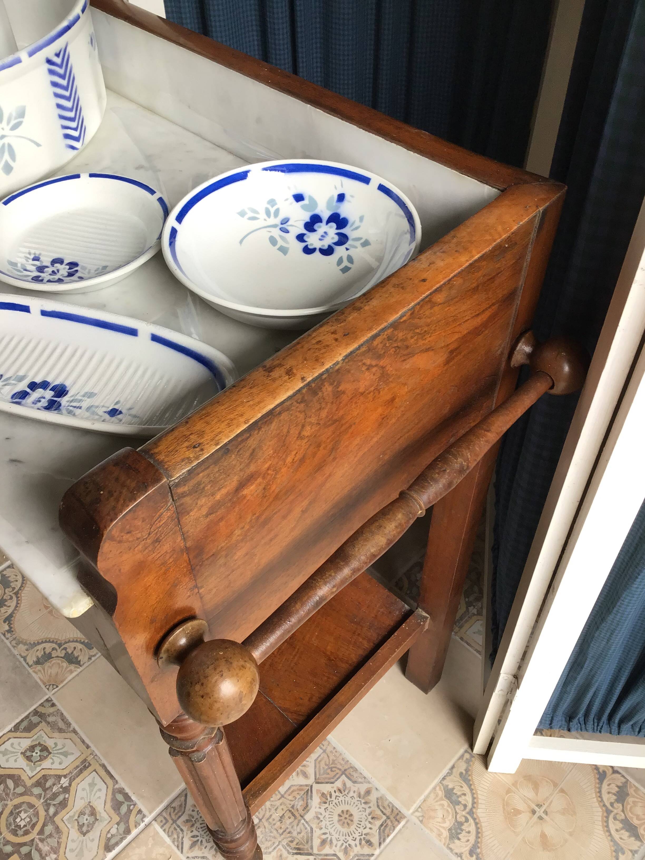 Bathroom furniture, dressing table, marble top