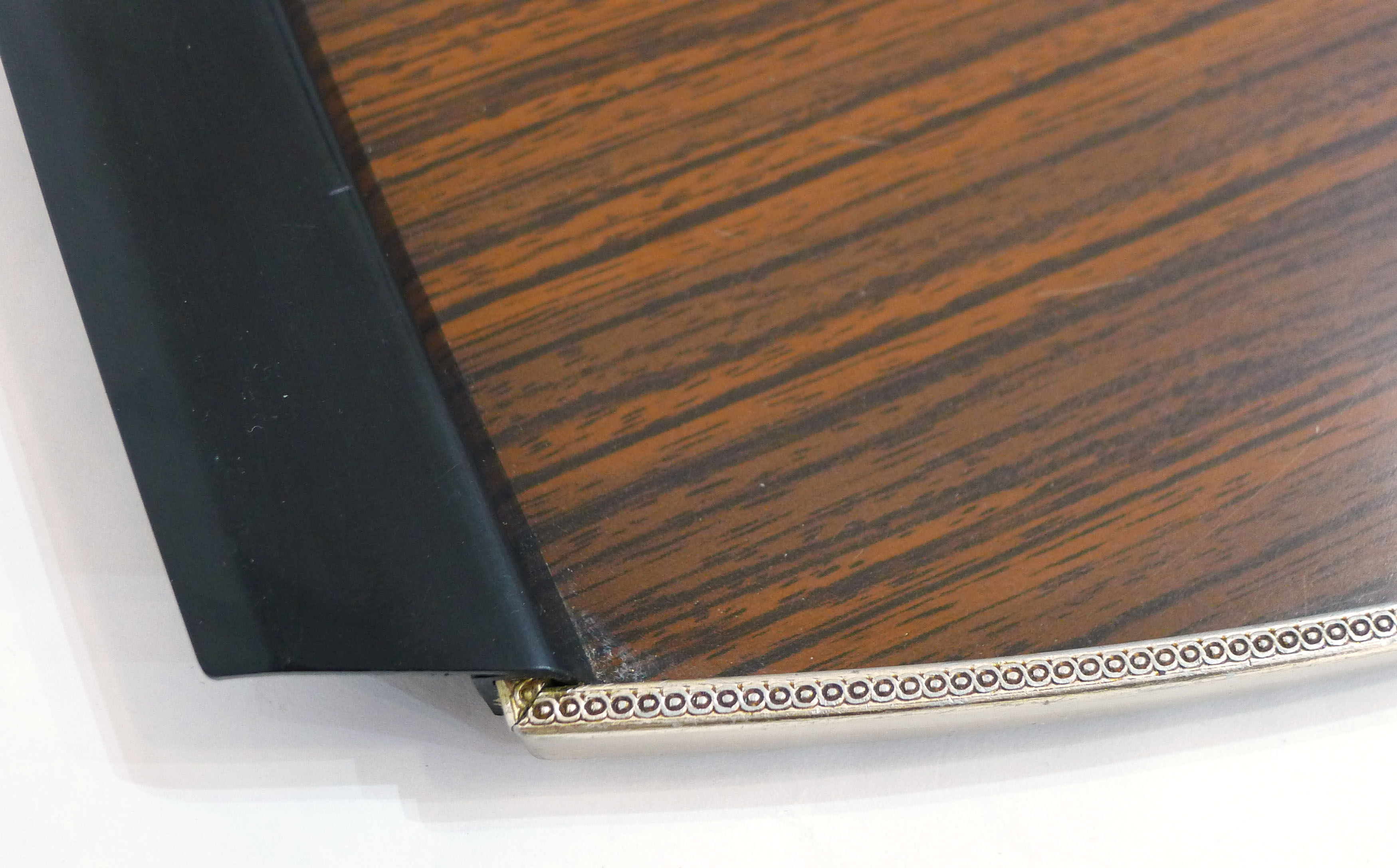 Vintage formica wood tray