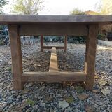 Solid oak farmhouse table 3m