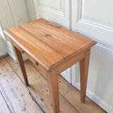 Solid oak table 1 drawer