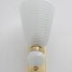 Pair of Mid-century Modern Brass and "Pulegoso" Murano Glass Sconces