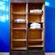 Curtain binder cabinet
