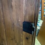Large old pine cabinet
