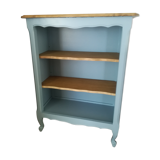 Bibus, vintage blue grey library