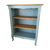 Bibus bibliothèque vintage bleu gris